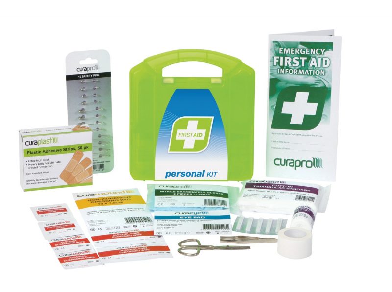 Personal First Aid Kit, Plastic Portable