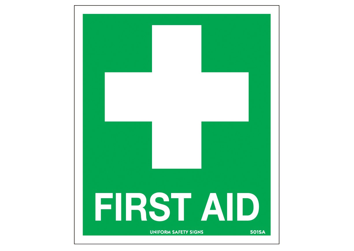 First Aid Kit Sticker, 120 x 140mm - First Aid Training Group | First ...